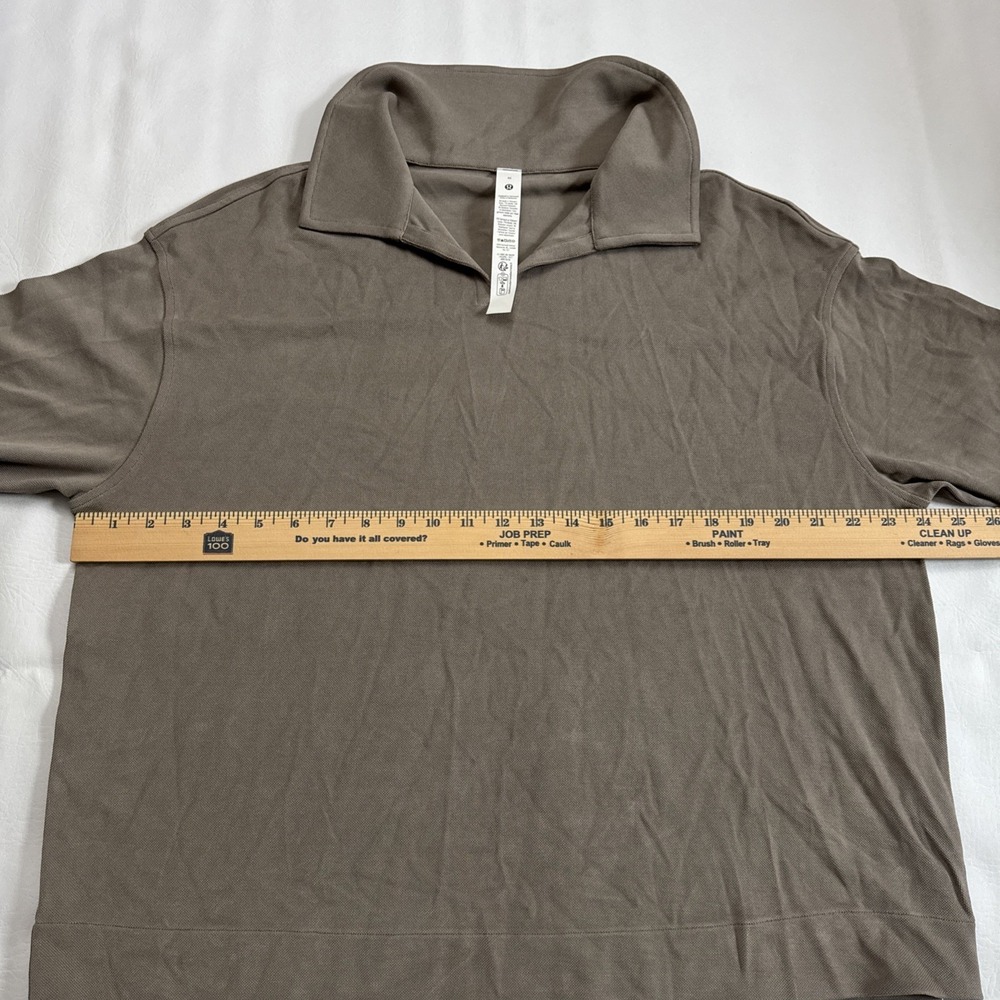 Lululemon Softstreme Pique Oversized Long Sleeve Polo Size Medium New With Tags - Picture 6 of 7